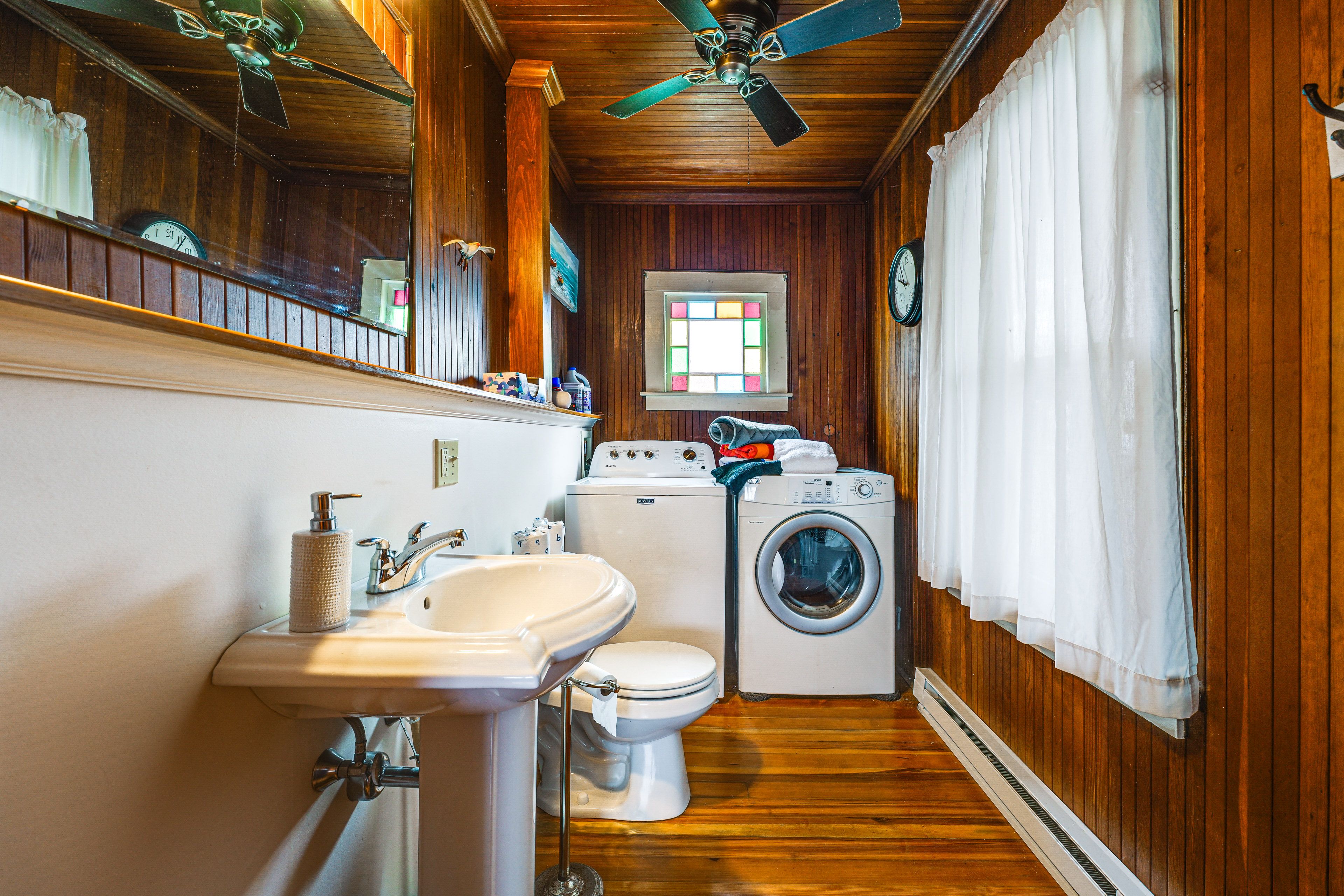 Half Bathroom | Washer & Dryer | 1st Floor