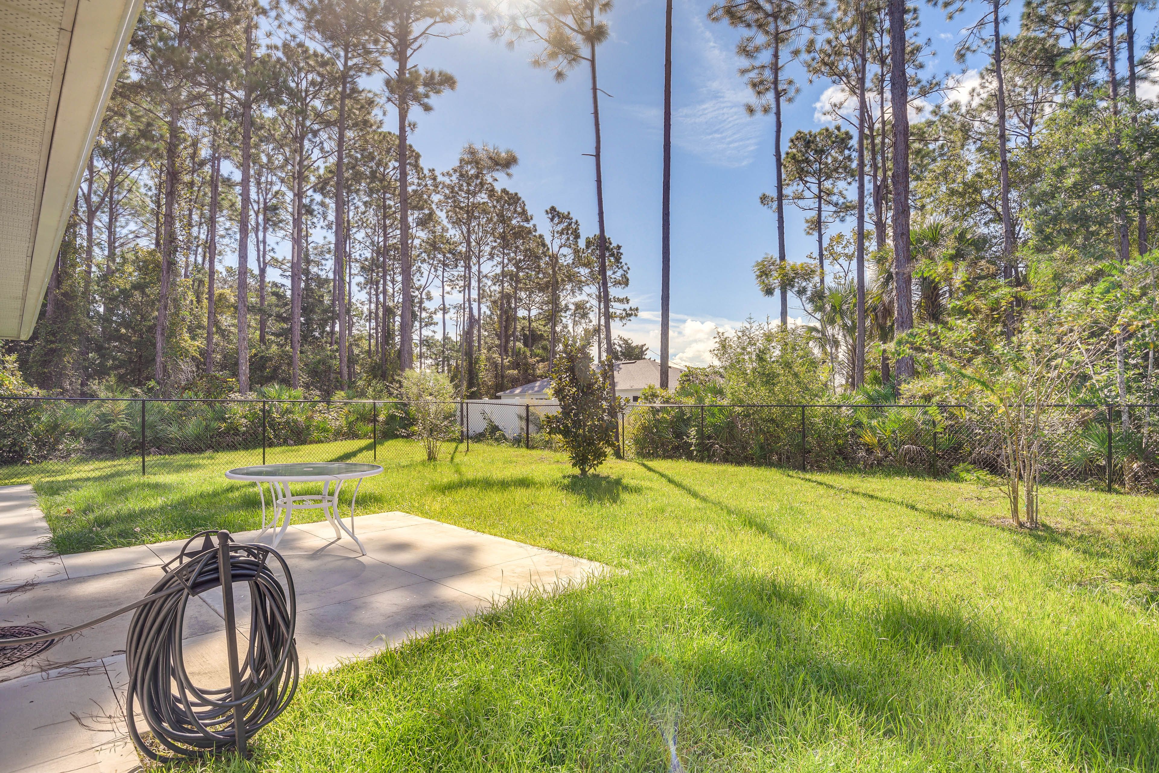 Private Backyard Area