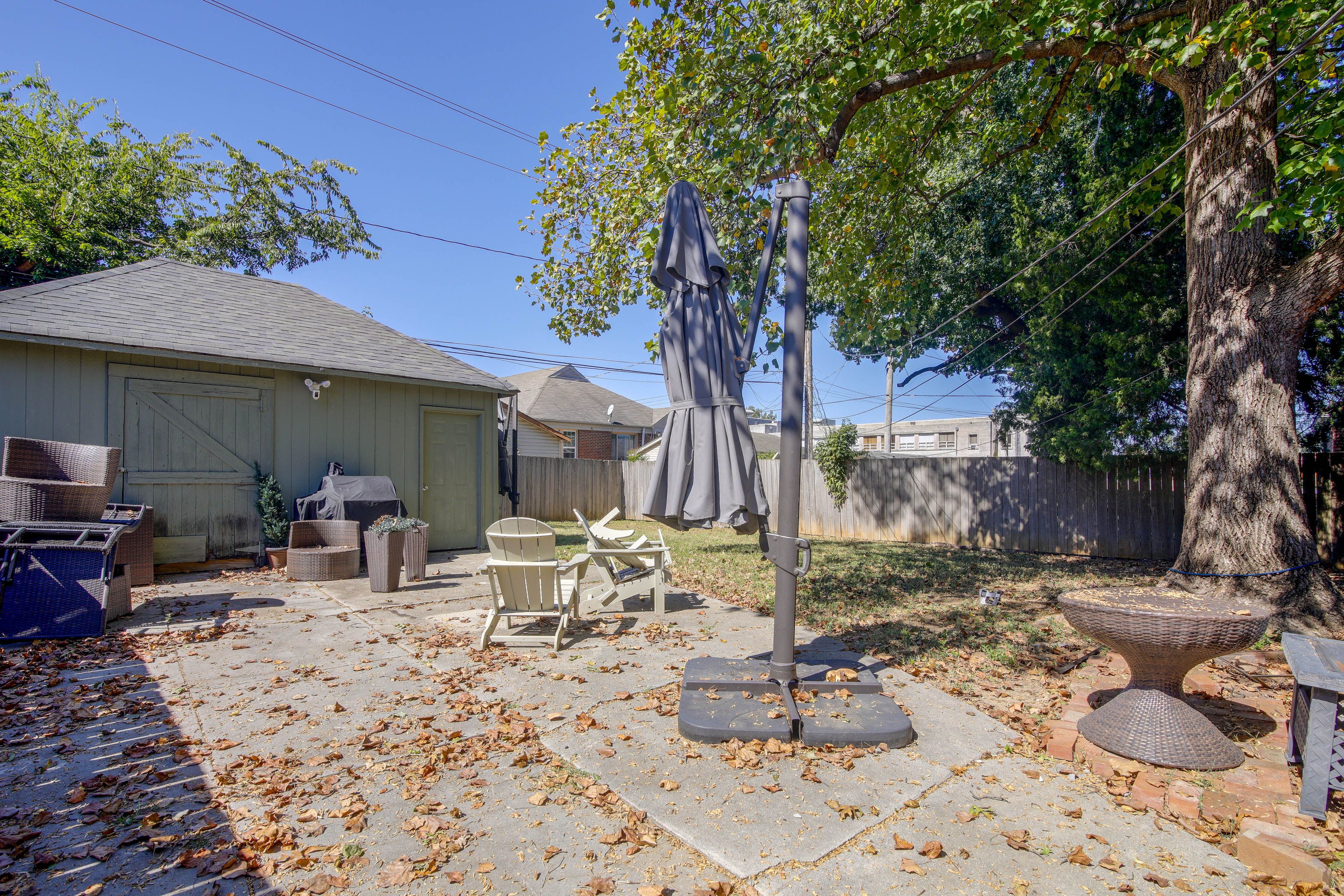 Fenced Backyard