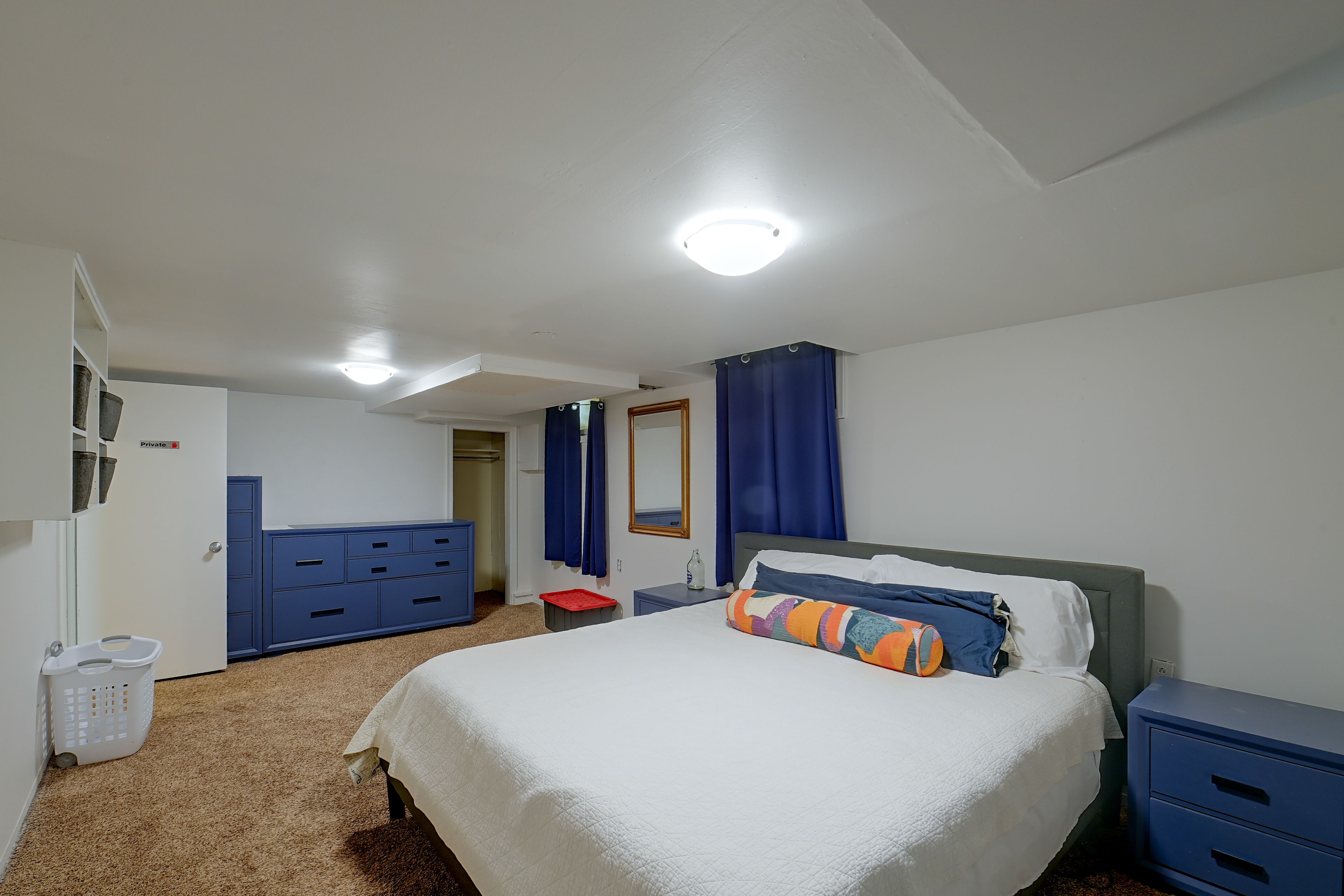 Bedroom | King Bed | Basement