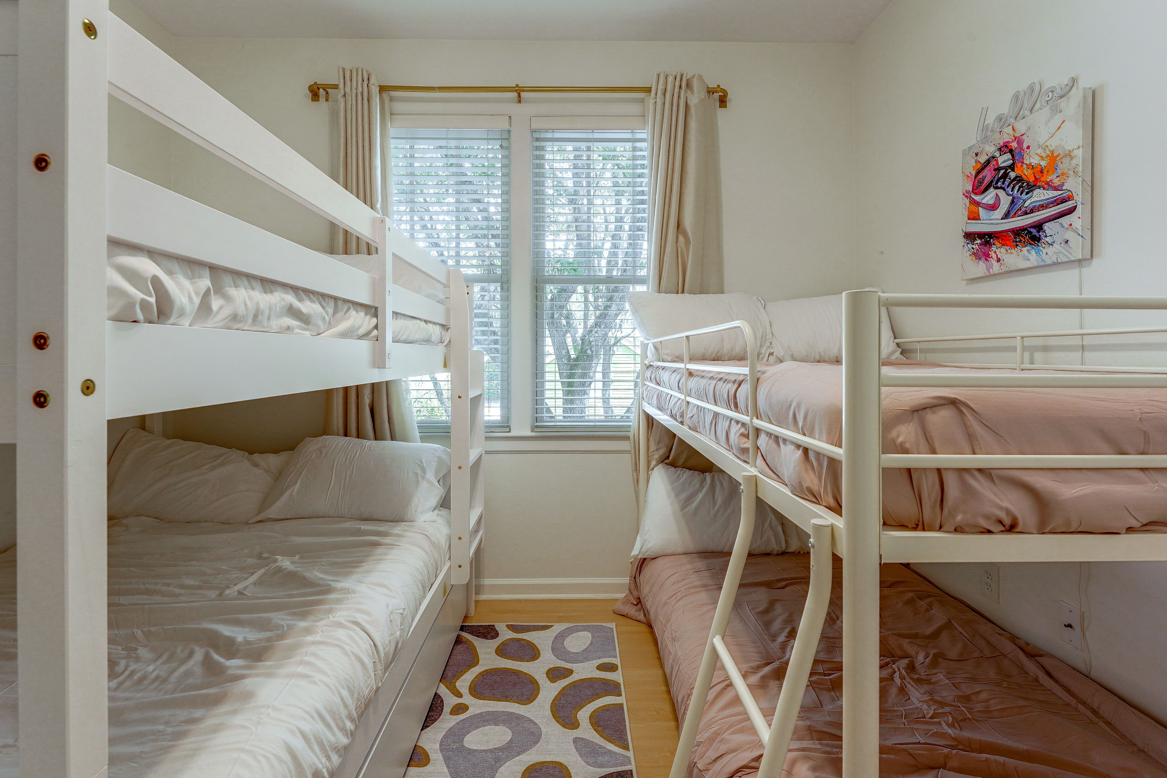 Main House | Bedroom 3 | Full Bunk Bed | Twin Bunk w/ Trundle | 2nd Floor