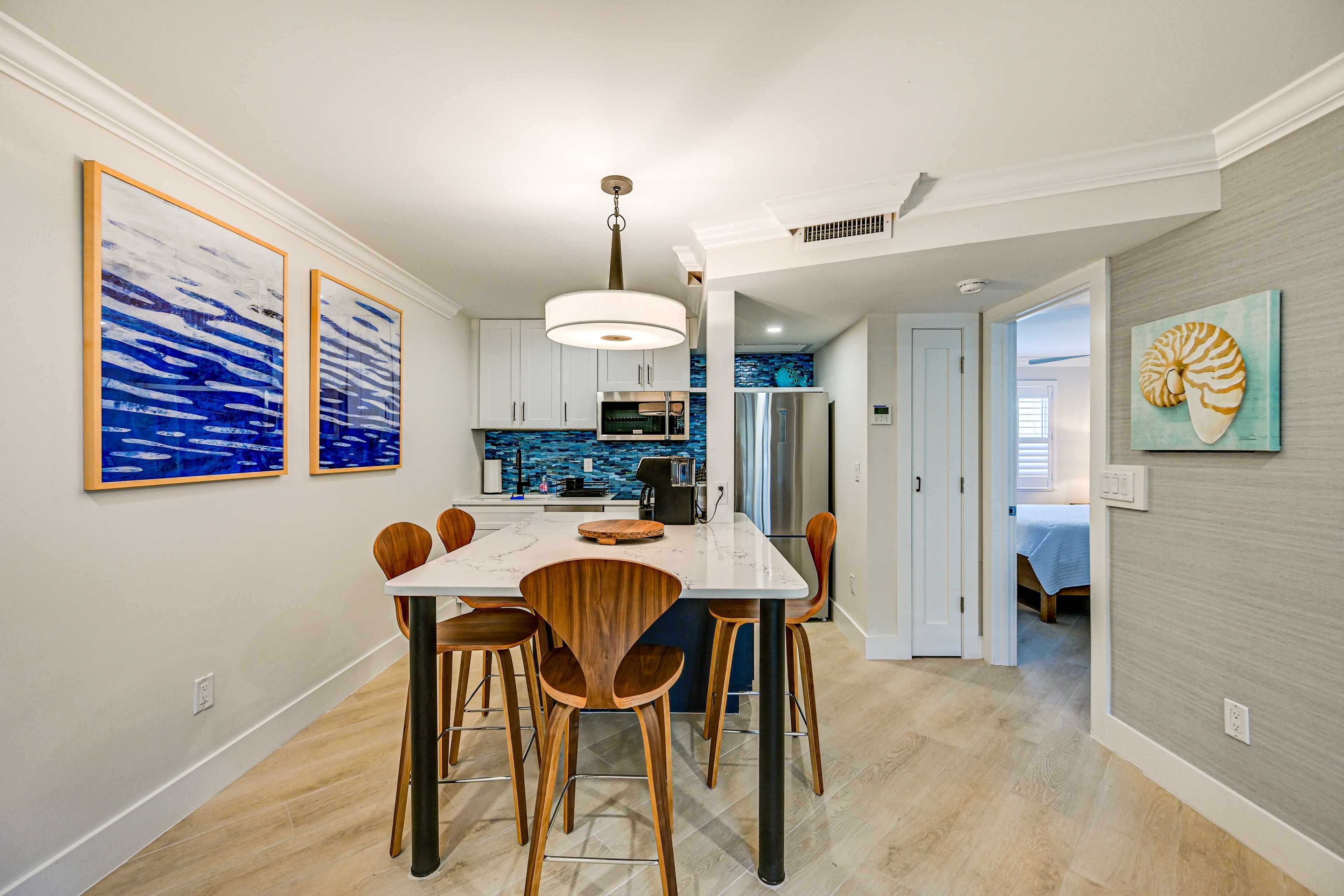 2-Bedroom Unit | Dining Area & Kitchen