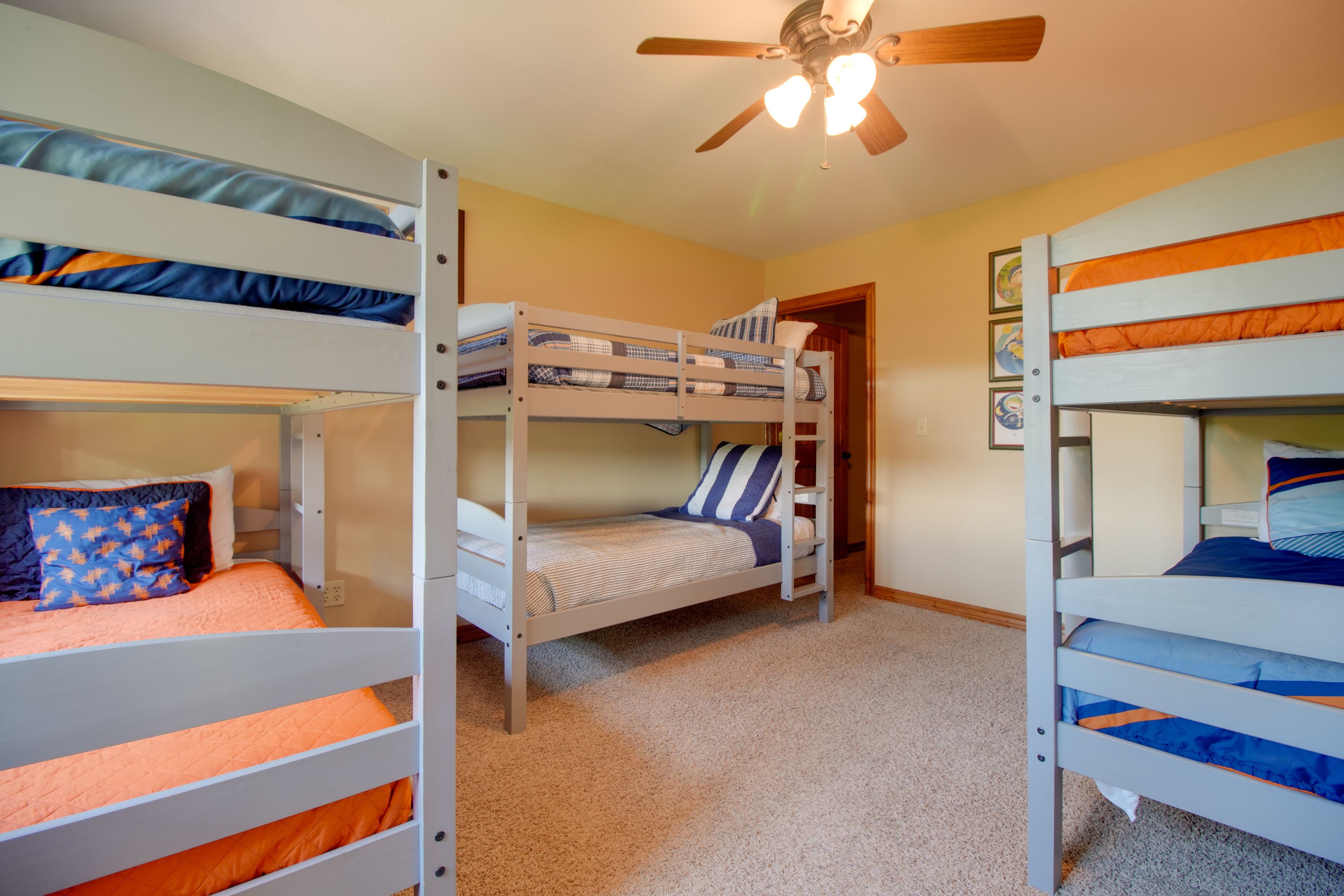 Bedroom 3 | 6 Twin Beds | Lower Level