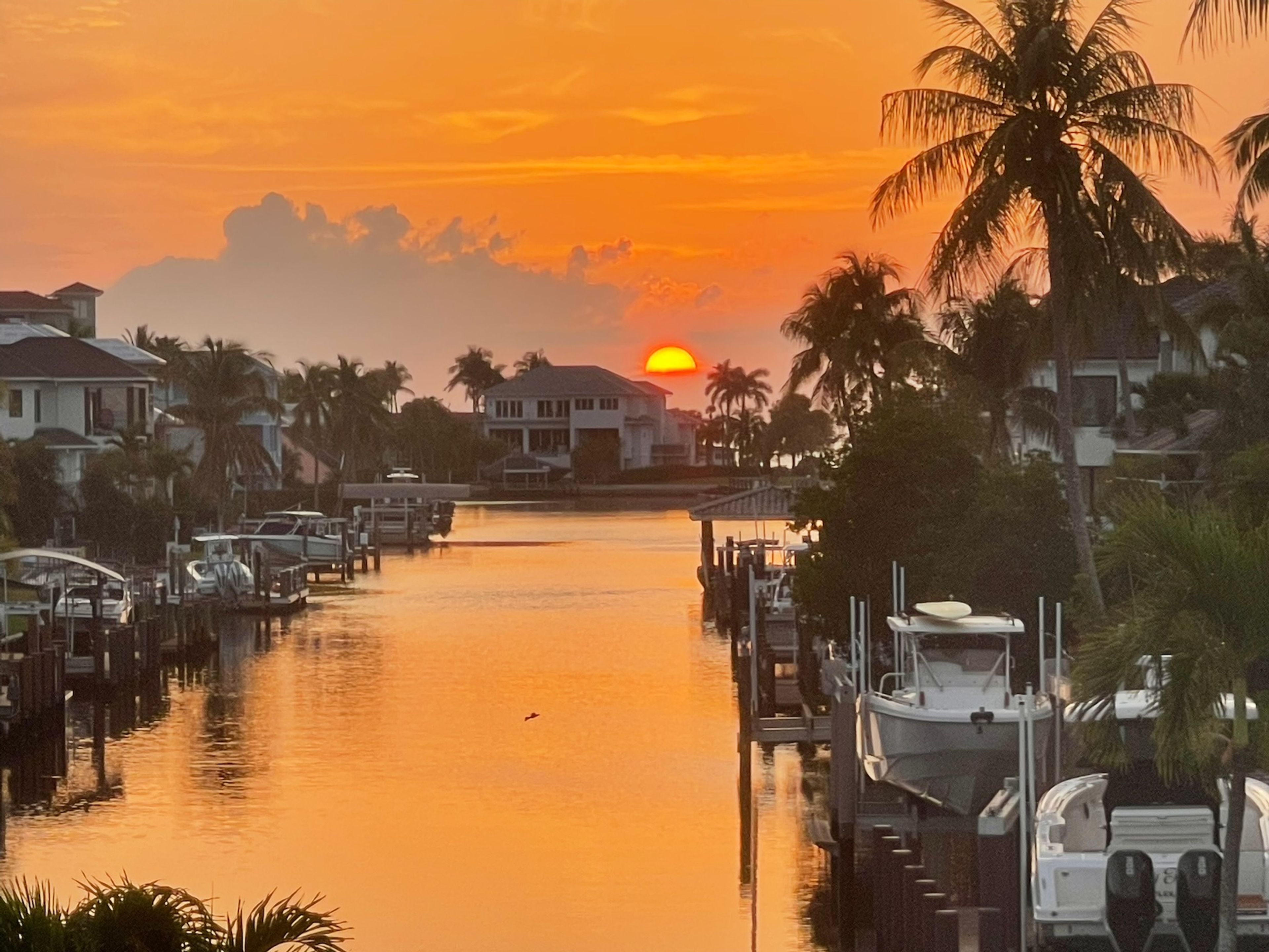 Water & Sunset Views From Deck